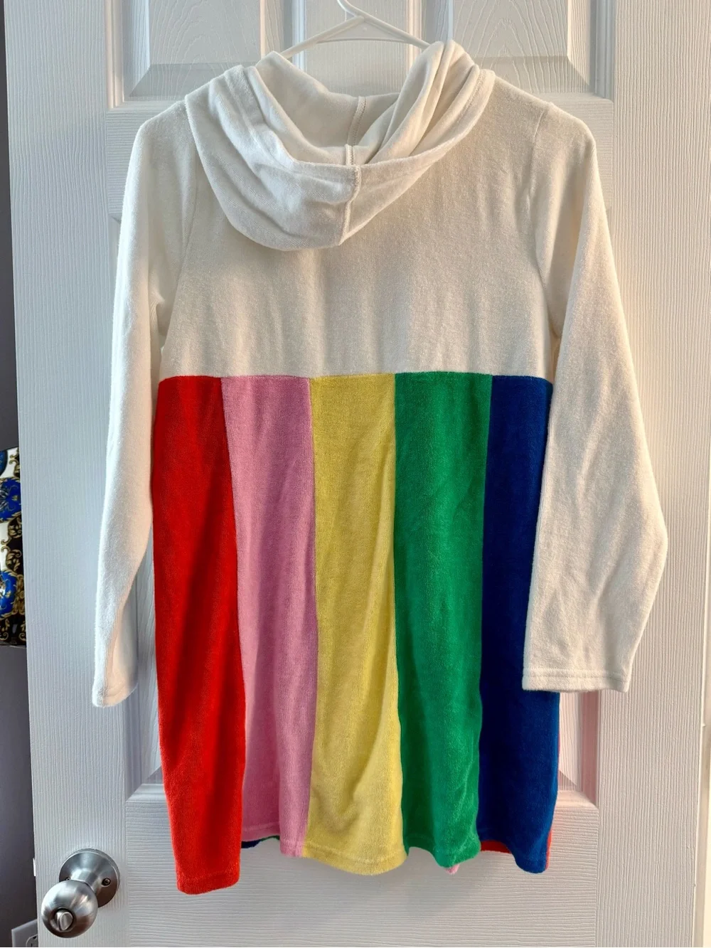 Hanna Andersson Rainbow Swim Cover Up Size 12
